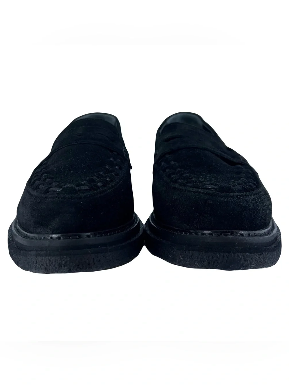 AllSaints Max Suede Loafers | Black | Men’s Size 43